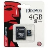 Cartão De Memória Micro Sd Kingston 4gb